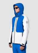 Jean Ski Jacket White&Cobalt