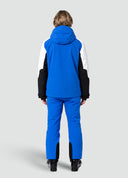 Jean Ski Jacket White&Cobalt